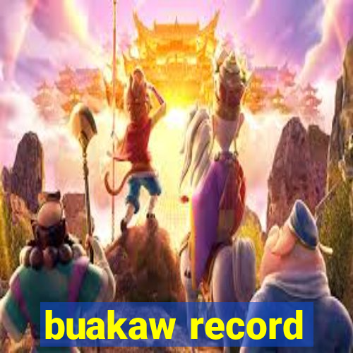 buakaw record